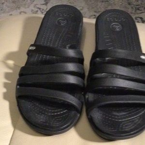 Black Crocs